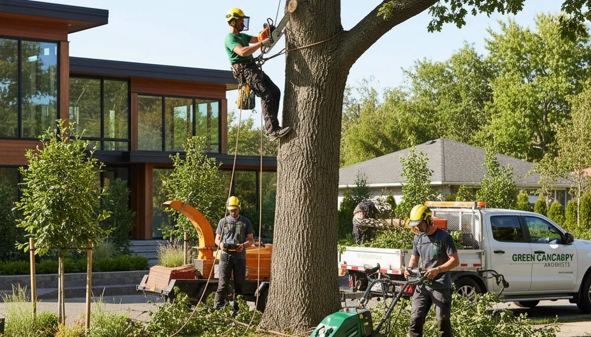 Professional landscaping and tree removal service in Aurora, IL by Chop Chop Tree experts