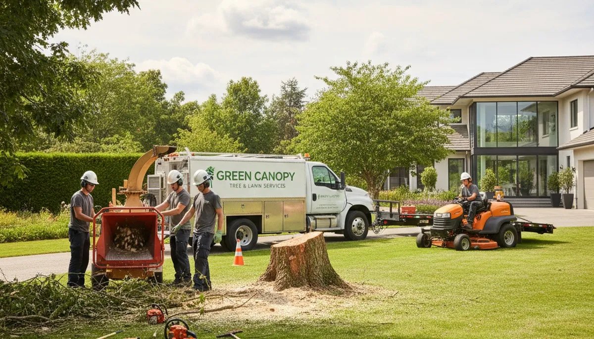 Professional lawn care and tree removal in Aurora, IL by Chop Chop Tree experts