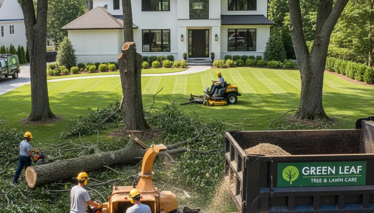 Professional lawn care and tree removal service in Aurora, IL by Chop Chop Tree experts