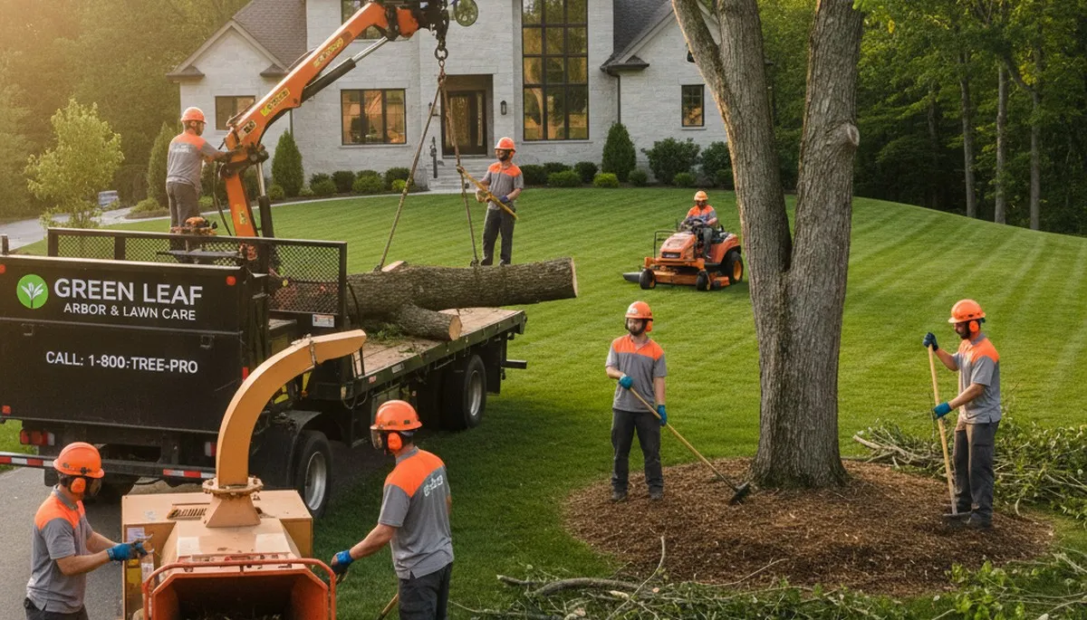Professional lawn care and tree removal service in Aurora, IL by Chop Chop Tree experts